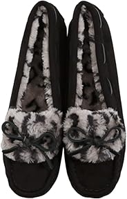 神戸レタス KOBE LETTUCE かぶせファーデザイン スエードムートンモカシンシューズ レディース [H529]