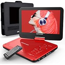 ❤大特価❤ ポータブルdvdプレーヤー 12.5型 10.5インチ液晶 ポータブルDVDプレーヤー 12.5型 車載用ホルダー付き 10.5インチ液晶