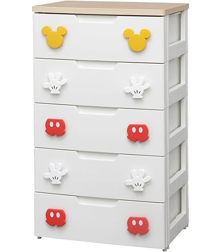 75cm幅 5段 おしゃれキャット マリー チェスト タンス 収納棚 Amazon.co.jp: アルファタカバ ディズニー マリー グッズ