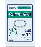 Amazon.co.jp: シモジマ ヘイコー ポリ袋 ヘイコーポリ No.6 規格ポリ