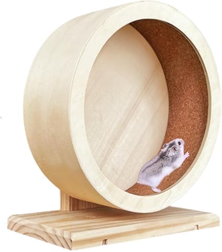 Amazon.co.jp: JISADER ハムスター回し車 サイレント ホイール 木製