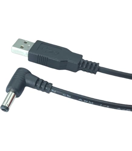 Amazon.co.jp: RUITEXUN USB - DC 5.5mmケーブル 1m/3.3フィート USB