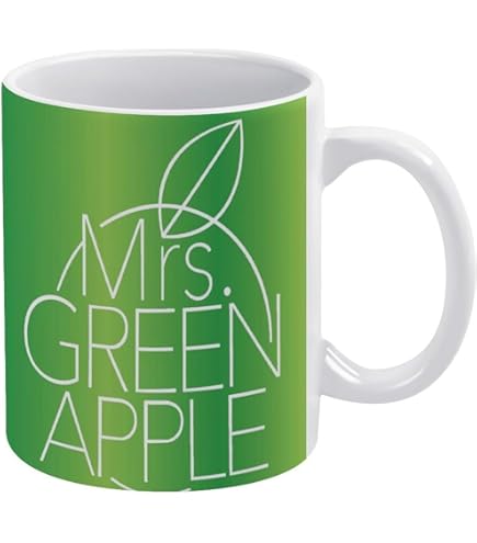 Amazon.co.jp: ミセス・グリーン・アップル マグカップ コップ 陶器