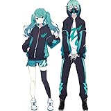 MZYSTJ 初音ミク 印象セット はつね みく コスプレ衣装 男女兼用 春秋服 (Tシャツ,XXXL)