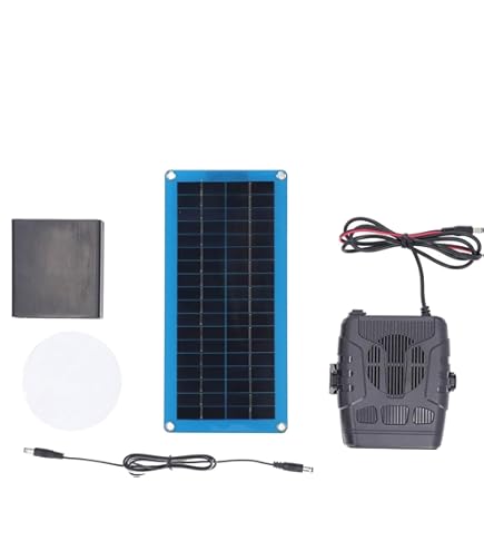 Amazon | ソーラーパネル ヒーター 温室ヒーターキット ソーラーパネル