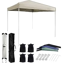 Amazon | CYFIE タープテント 2mx2m ワンタッチテント 高さ3段階
