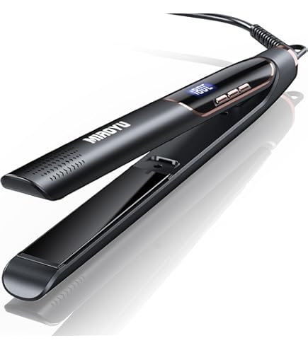 Amazon.co.jp: miaoyu ヘアアイロン 24mm 2way ストレート & カール