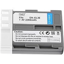 Amazon | Power-connoisseur NIKON EN-EL3e/EN-EL3a/EN-EL3 対応用