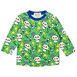 GARACH(ギャラッチ) 天竺雪降りパンダ総柄長袖Tシャツ 100cm /グリーン NO.AH-431404