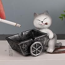 オブジェ 猫型　 はいざら　置物灰皿 おしゃれ 卓上 灰皿　小物入れ 1967520306.jpg?1689004641