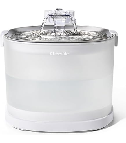 Amazon | Cheerble E1+ 猫自動給水器 水飲み器 ポンプレス磁力給水