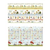 The Prime Frankie Friends Playmat Double Sided Design ベビージム プレイマット 両面デザイン 1.5の厚さ [海外並行輸入品] (L (250*1