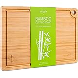 SKY LIGHT まな板 天然竹製 抗菌 溝付き 両面使えるリバーシブルタイプ カッティングボード 多機能 まないた 長さ38*幅25*高さ1.5cm シートまな板