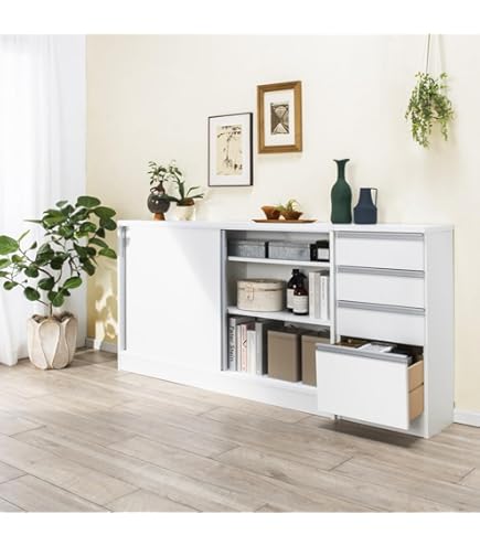 Amazon.co.jp: ディノス リビング収納 キャビネット リビングボード