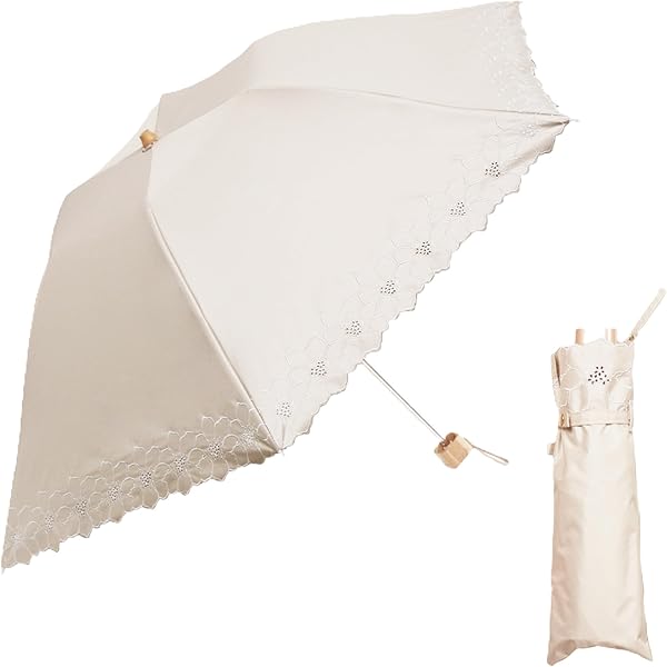 Amazon | (DAKS)ダックス 晴雨兼用傘 ロゴ 花刺繍【公式ムーン