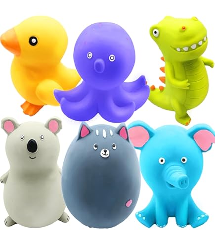 Giocattoli Cagnolini Cigolanti 3 Pezzi - Lattice Naturale Per Cani Piccoli - Foto 9