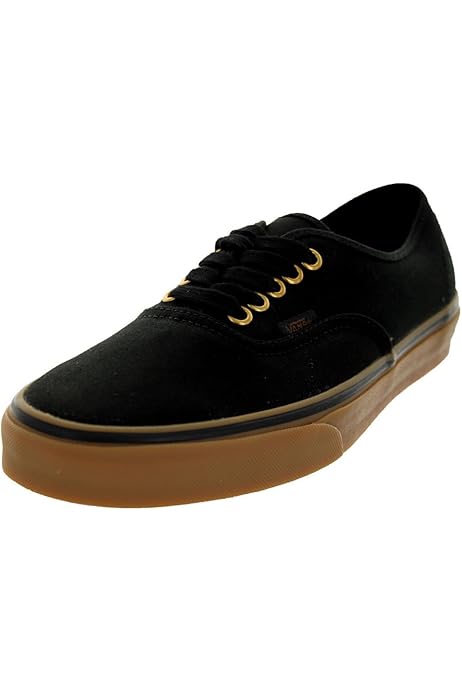vans authentic black brown