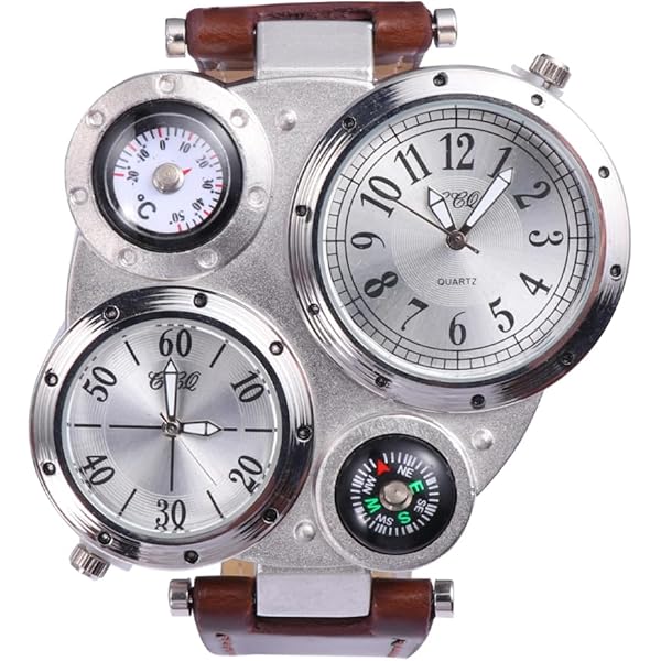 3メンズ腕時計 Amazon | ShoppeWatch メンズ 腕時計 大きな文字盤 特大 3つの