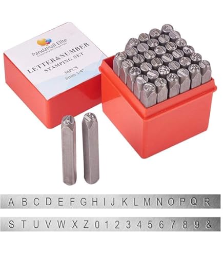 Amazon.co.jp: Lanx. 4mm 刻印セット 打刻印 ポンチ アルファベット