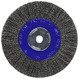 Mercer Industries 183020 Crimped Wire Wheel, 8" x 3/4" x (1/2", 5/8") [並行輸入品]