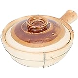 ABOOFAN キャセロール 麺 中華 キッチン スープ ボウル 伝統的 家庭用 キャセロール ホット 料理 シチュー 鍋 蓋 土 鍋 調理器具 スタイル 牛乳 付属品 と サービング お粥