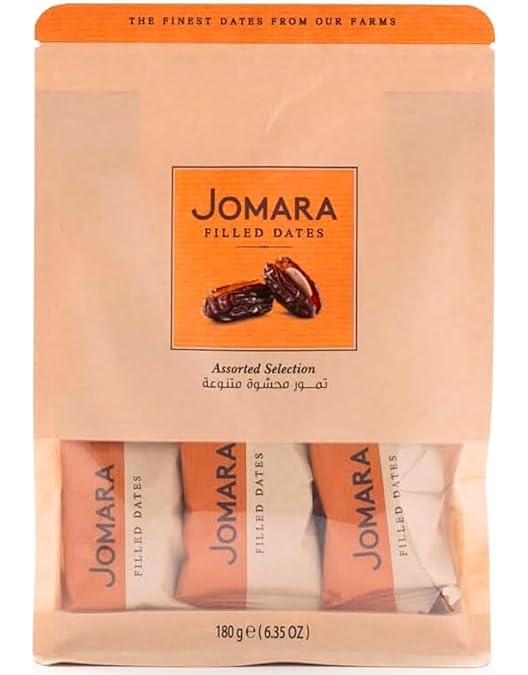 Amazon.co.jp: Jomara デーツ ナッツ＆ドライフルーツサンド 3種