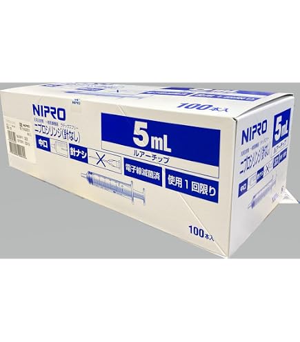 Amazon | ニプロ(Nipro) シリンジ 針なし 10mL ECT 1箱 100本入 08-648