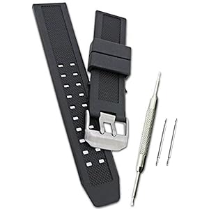 【Luminox ルミノックス純正バンド互換品】 取付幅23mm 時計ベルト ラバーバンド ネイビーシールズ等に 11Straps【バネ棒外しセット】