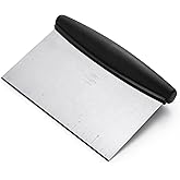 OXO Good Grips Multi-Purpose Scraper and Chopper | Dishwasher Safe, Soft Non-Slip Grip, Stainless Steel Blade