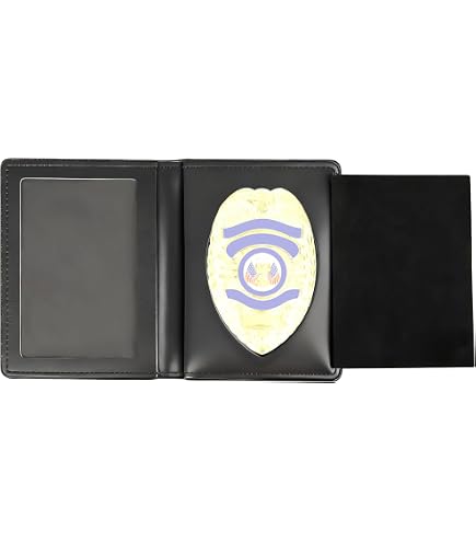 Amazon | Sadnyy 警察セキュリティバッジホルダー ネックチェーン付き
