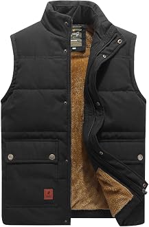 Winter Warm Outdoor Padded Puffer Vest 