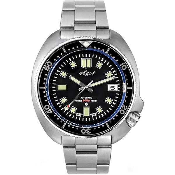 2nd diver タイプ STEELDIVE 自動巻きダイバーズウォッチ Amazon