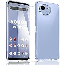 Amazon.co.jp: 対応 AQUOS Wish 5 用の ケース + ガラスフィルム 日本