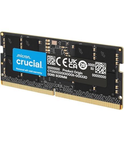 Amazon | Crucial ノートPC用増設メモリ 16GB(16GBx1枚) DDR5 4800MT/s 