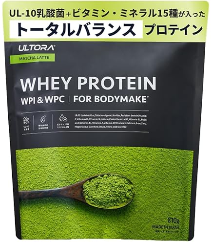 Amazon | ULTORA ウルトラ ソイプロテイン 黒蜜きなこ風味 840g 人工