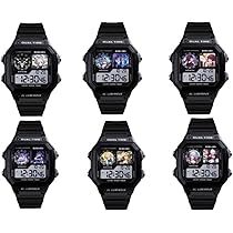 Amazon.co.jp: デジタル腕時計 崩壊スターレイル カフカ 銀狼