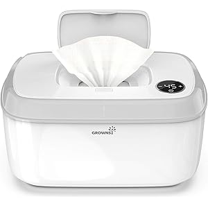 おしりふきあたため器 クイックウォーマー LEDディスプレイ ベビーワイプウォーマー ウェットティッシュケース 上から温…