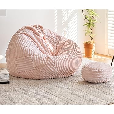 ZARA  コットンパフチェア　ビーズクッション　美品 ZARA HOME コットンパフチェア ビーズクッション 美品 - メルカリ