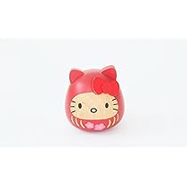 Amazon | サンリオ ハローキティ 木製だるま Sanrio | 民芸品 | おもちゃ
