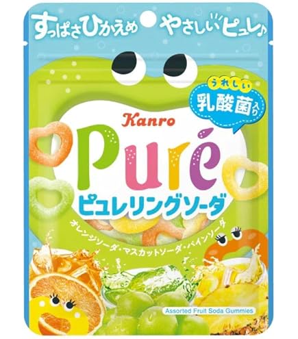 Amazon | カンロ ピュレリングソーダパーティーパック 156g×4個