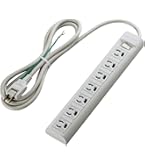 Amazon.co.jp: エレコム 電源タップ 雷ガード 一括スイッチ マグネット