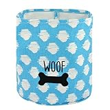 Territory Pet Canvas Storage Bin with Teal Dog Print [並行輸入品]