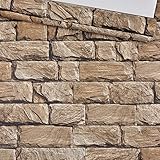 Blooming壁3d Faux Vintage Brick Textured壁紙寝室でWallcoverings Kirchenバスルーム、Lサイズ、57 Square Ft /ロール、57111