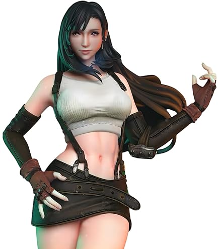 Amazon | 1/4 ガレージキット フィギュア 未塗装 FF ティファ