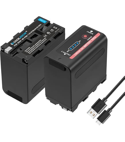 Amazon | SWIT S-8845 DVバッテリー Canon BP-955互換 残量チェッカー