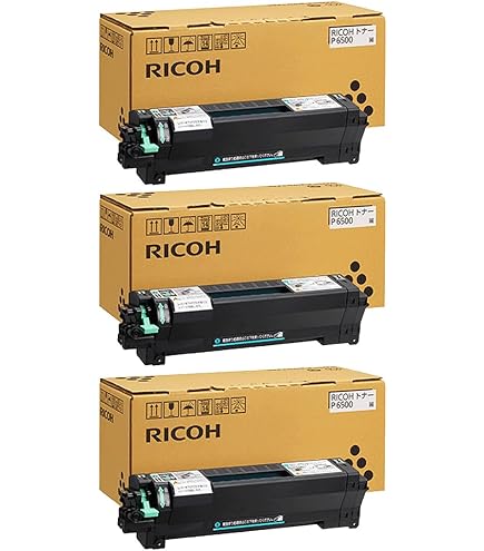未使用リコーコピートナーMPC6003各色2本セット Amazon | RICOH トナー P 6500 純正 2本セット IP6530 P6520 P6510