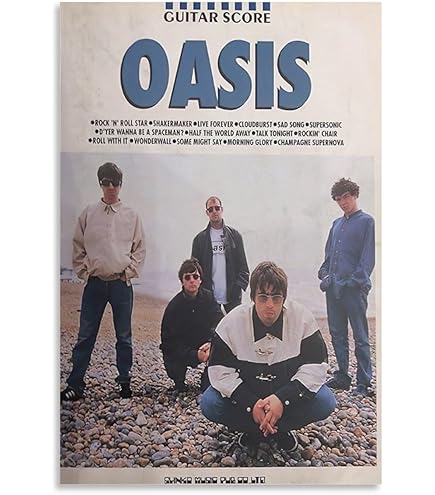 Amazon.co.jp: kb090 78cm x 53cm オアシス（Oasis）ポスター [並行