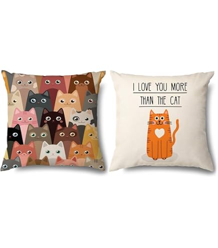 Amazon.co.jp: [YGGSTORE]クッションカバー オードリーヘップバーン 猫