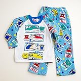 でんたま（新幹線）　長袖パジャマ もこもこと 裏起毛生地　100ｃｍ-120cm（734DT106121） (100cm)