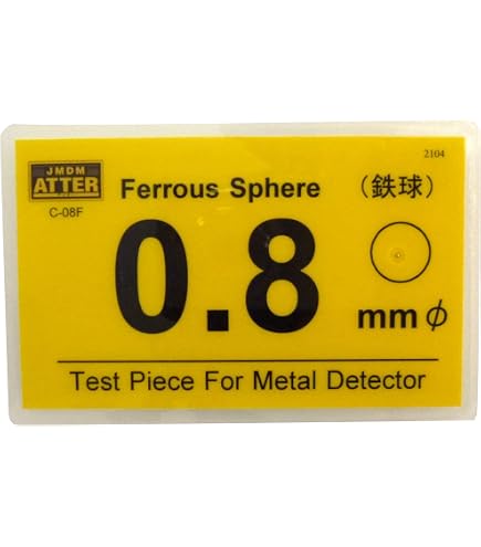 Amazon.co.jp: テストピース Feφ1.0㎜ 鉄球直径1.0㎜ コンベヤー式検針
